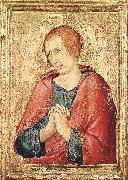 Simone Martini St John the Evangelist oil on canvas